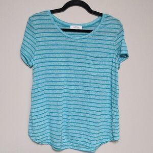 my style Striped Short Sleeve Shirt